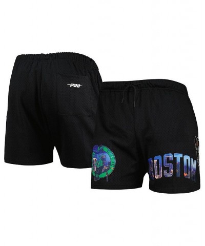 Men's Black Boston Celtics City Scape Mesh Shorts $42.30 Shorts