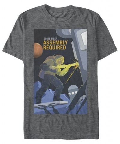 NASA Men's Mars Some User Assembly Required Short Sleeve T-Shirt Gray $15.05 T-Shirts