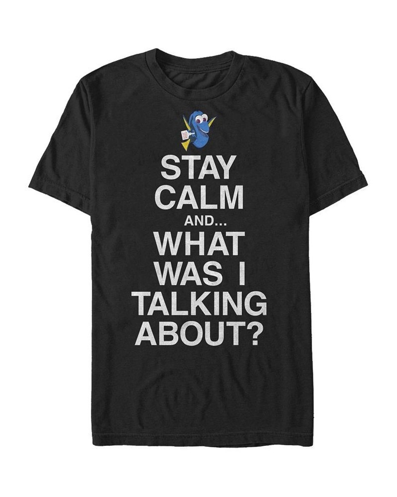 Men's Lost in Conversation Short Sleeve Crew T-shirt Black $17.50 T-Shirts