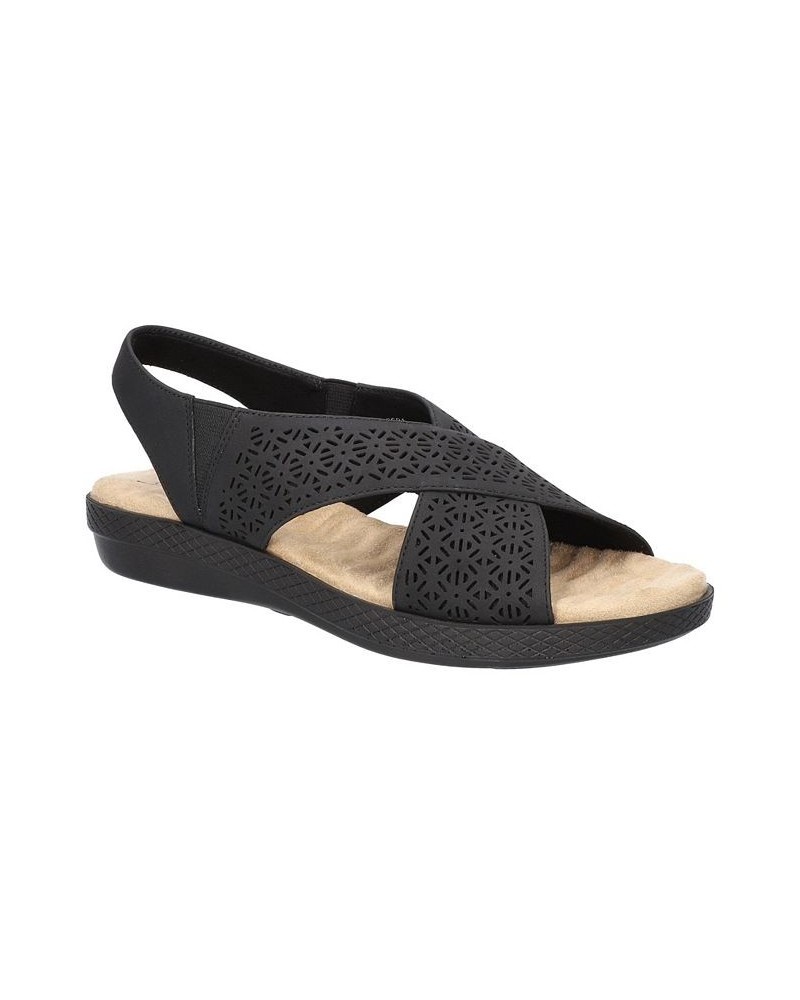 Women's Claudia Comfort Wave Sandals Black $26.00 Shoes