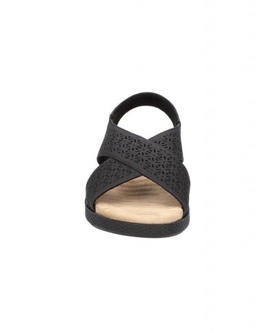 Women's Claudia Comfort Wave Sandals Black $26.00 Shoes