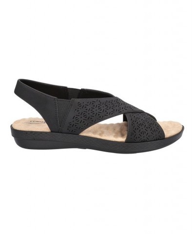 Women's Claudia Comfort Wave Sandals Black $26.00 Shoes