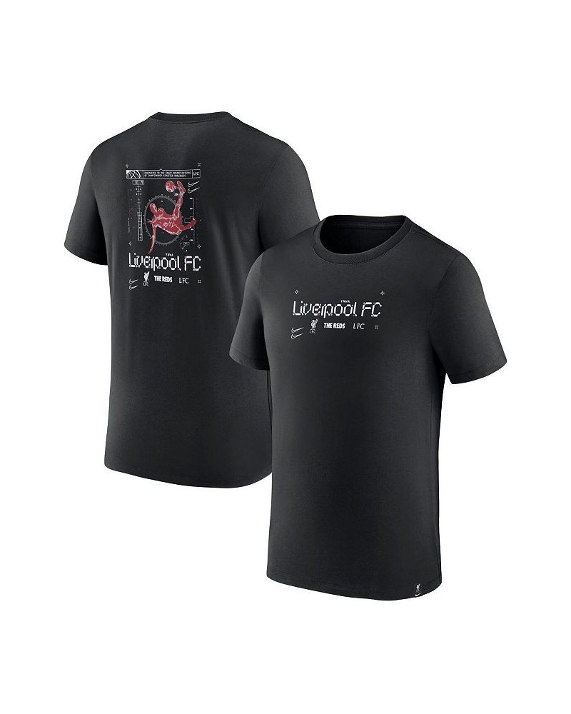 Men's Black Liverpool Air Traffic T-shirt $22.00 T-Shirts