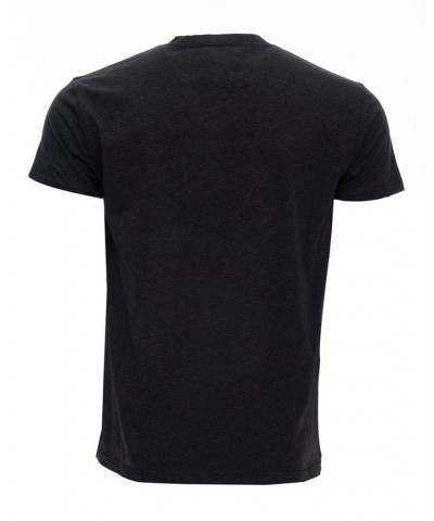 Men's Basic Henley Neck Short Sleeve T-shirt PD25 $17.39 T-Shirts