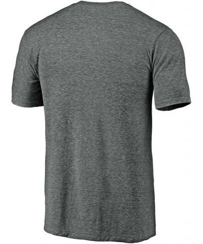 Men's Charcoal Colorado Rockies Weathered Official Logo Tri-Blend T-shirt $26.09 T-Shirts