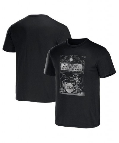 Men's NFL x Darius Rucker Collection by Black New York Jets Band T-shirt $15.60 T-Shirts