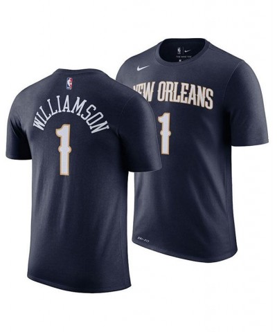 Men's Zion Williamson Navy New Orleans Pelicans 2019,2020 Name & Number Performance T-shirt $26.09 T-Shirts