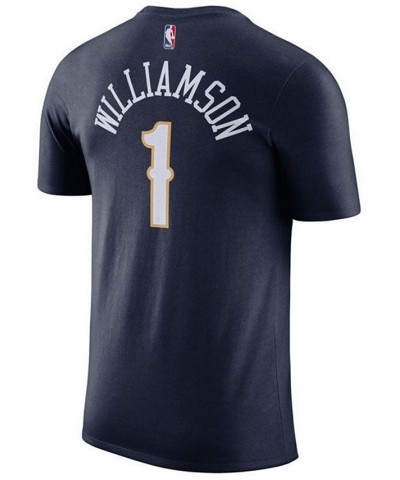 Men's Zion Williamson Navy New Orleans Pelicans 2019,2020 Name & Number Performance T-shirt $26.09 T-Shirts