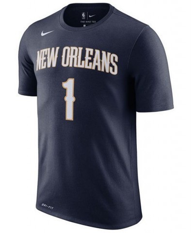 Men's Zion Williamson Navy New Orleans Pelicans 2019,2020 Name & Number Performance T-shirt $26.09 T-Shirts