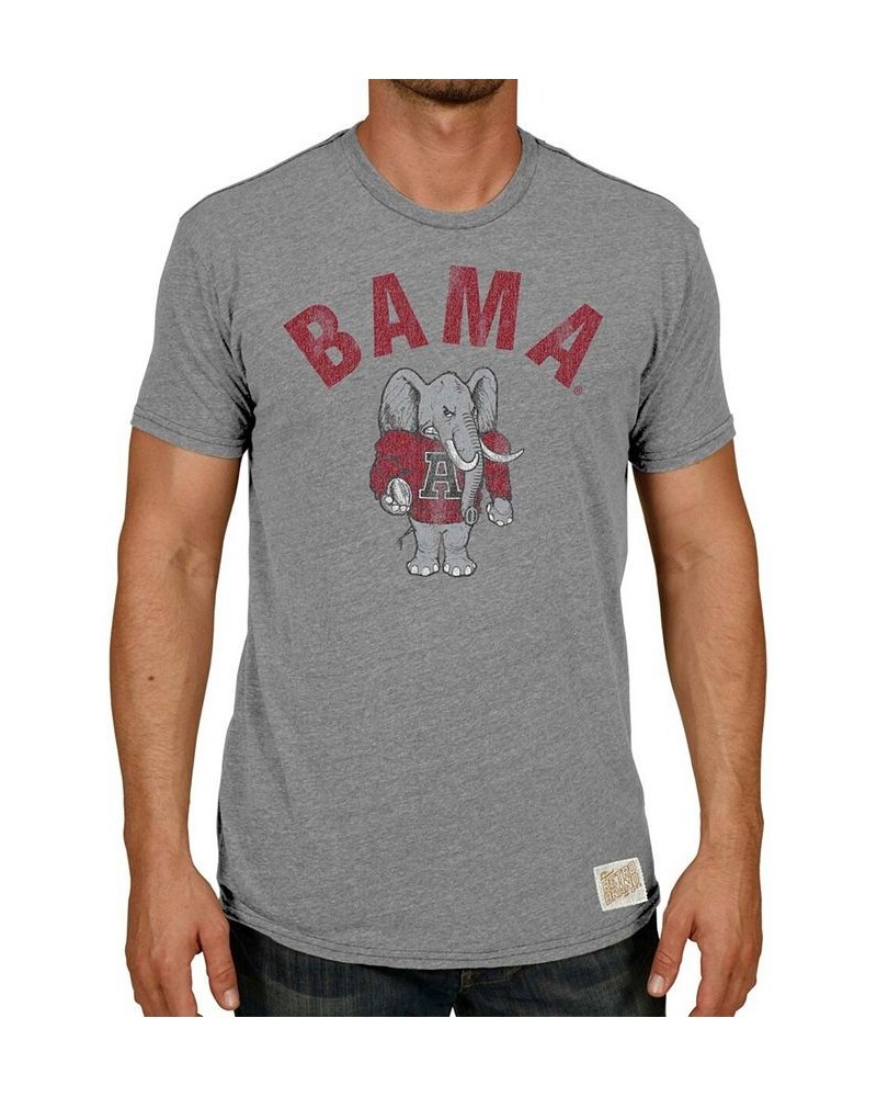 Men's Heather Gray Alabama Crimson Tide Vintage-Inspired Tri-Blend T-shirt $26.09 T-Shirts