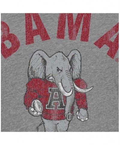 Men's Heather Gray Alabama Crimson Tide Vintage-Inspired Tri-Blend T-shirt $26.09 T-Shirts