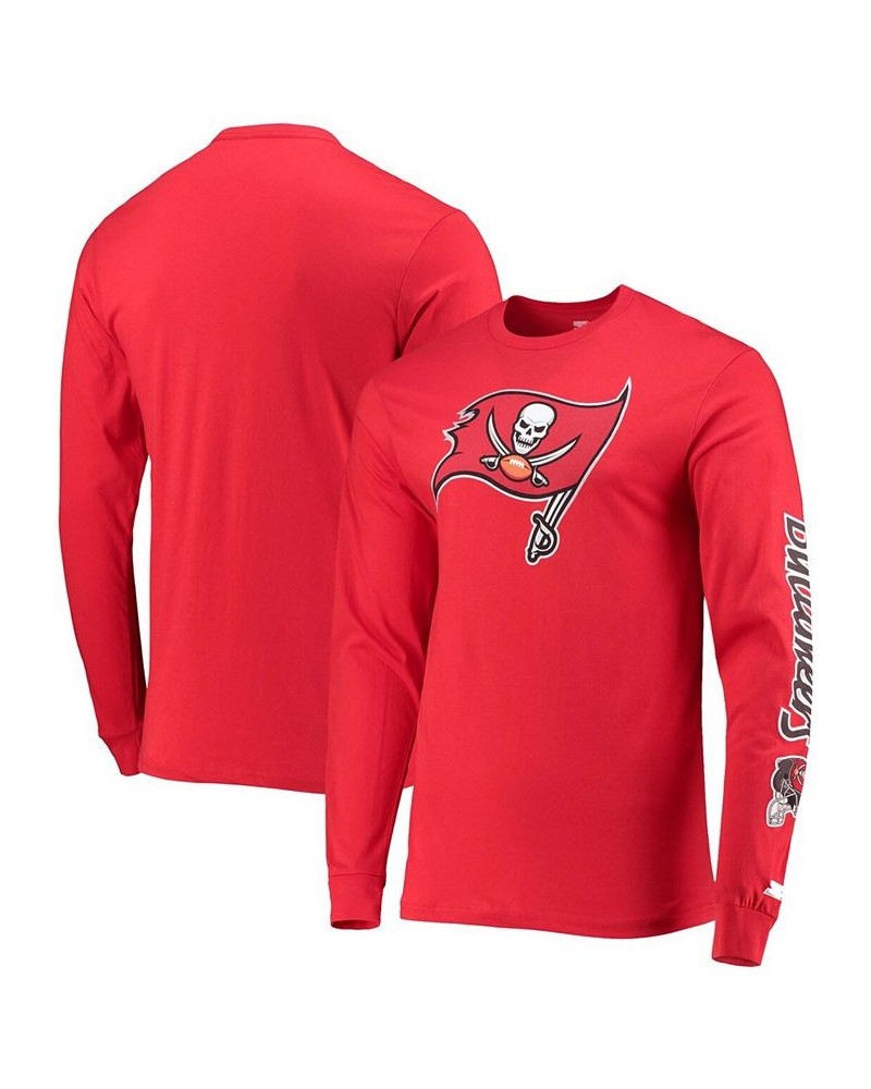 Men's Red Tampa Bay Buccaneers Halftime Long Sleeve T-shirt $25.30 T-Shirts