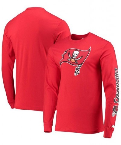 Men's Red Tampa Bay Buccaneers Halftime Long Sleeve T-shirt $25.30 T-Shirts