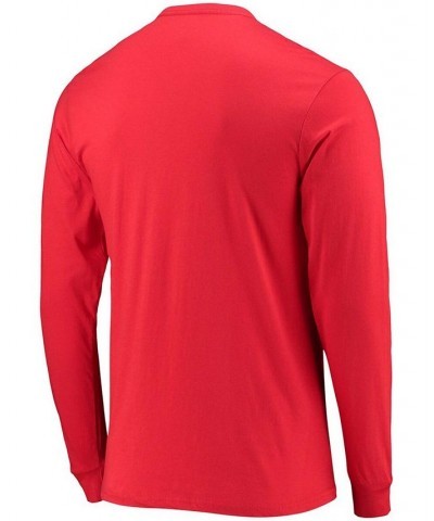 Men's Red Tampa Bay Buccaneers Halftime Long Sleeve T-shirt $25.30 T-Shirts